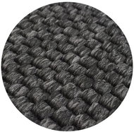 Kusový koberec Nature antracit kruh 200 cm - Carpet