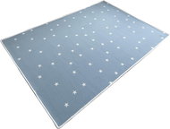 Dětský koberec Hvězdička modrá 200 x 200 cm - Carpet