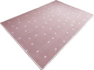 Dětský koberec Hvězdička růžová 80 x 250 cm - Carpet