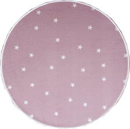 Dětský koberec Hvězdička růžová kruh 160 cm - Carpet