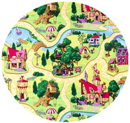 Children's carpet Fairy tale village circle 200 cm - Carpet