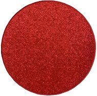 Kusový koberec Eton červený kruh - Koberec