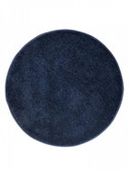Kusový koberec Eton Lux modrý kruh 100 cm - Carpet