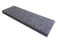 Vopi  Nášlapy na schody Quick step šedý obdélník, samolepící 24 × 65 obdélník (rozměr včetně ohybu) - Nášlapy na schody