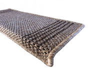 Vopi Stair treads Nature runner brown rectangle, self-adhesive 24 × 65 rectangle (dimension includin - Stair Treads