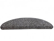 Vopi  Nášlapy na schody Wellington šedý půlkruh, samolepící půlkruh (rozměr včetně ohybu) - Nášlapy na schody