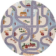 Vopi Children's carpet Scanroad circle 250 cm - Carpet