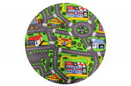 Vopi Children's carpet with roads circle 250 cm - Carpet