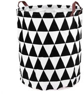 Verk 01939 Toy basket, laundry black and white - Storage Box