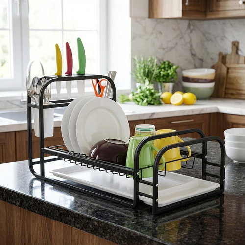 Verk 07131 Dish drainer black - Draining Board - Main image