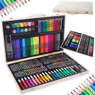 Verk 18233 Large set in wooden case for painter 180 pcs - Art Supplies