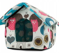 Verk 19004 House for dog, cat 41×38×43 cm owls - Dog Kennel