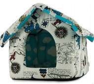 Verk 19004 Domeček pro psa, kočku 41×38×43 cm bílý - Bouda pro psa