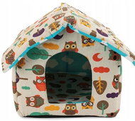 Verk 19004 House for dog, cat 33×29×33 cm owls coloured - Dog Kennel