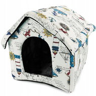 Verk 19004 House for dog, cat 38×35×33 cm white - Dog Kennel