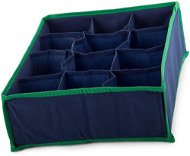 Verk 01619 Organizer do zásuvky na prádlo s 12 přihrádkami, modrý - Drawer Organiser