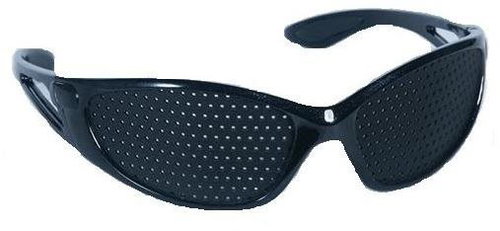 Děrované brýle Trenér očí SPORT černé - Glasses - Main image