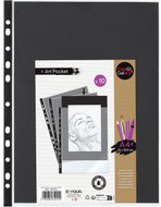 VIQUEL Creativ Gallery prezentační kapsa A4, černý papír - balení 10 ks - Sheet Potector