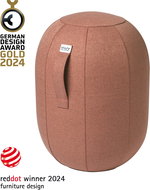 VLUV Capsule Owl L Salmon - Balance Stool