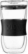 VIVA SCANDINAVIA MINIMA Travel mug 450 ml black glass - Travel Mug