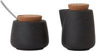 VIVA SCANDINAVIA NICOLA Set of sugar bowl and milk jug 2 pcs black - Sugar Bowl