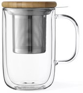 VIVA SCANDINAVIA BALANCE Tea mug with infuser 500 ml double wall glass - Mug
