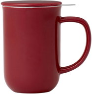 VIVA SCANDINAVIA MINIMA Tea mug with filter and lid 500 ml red - Mug