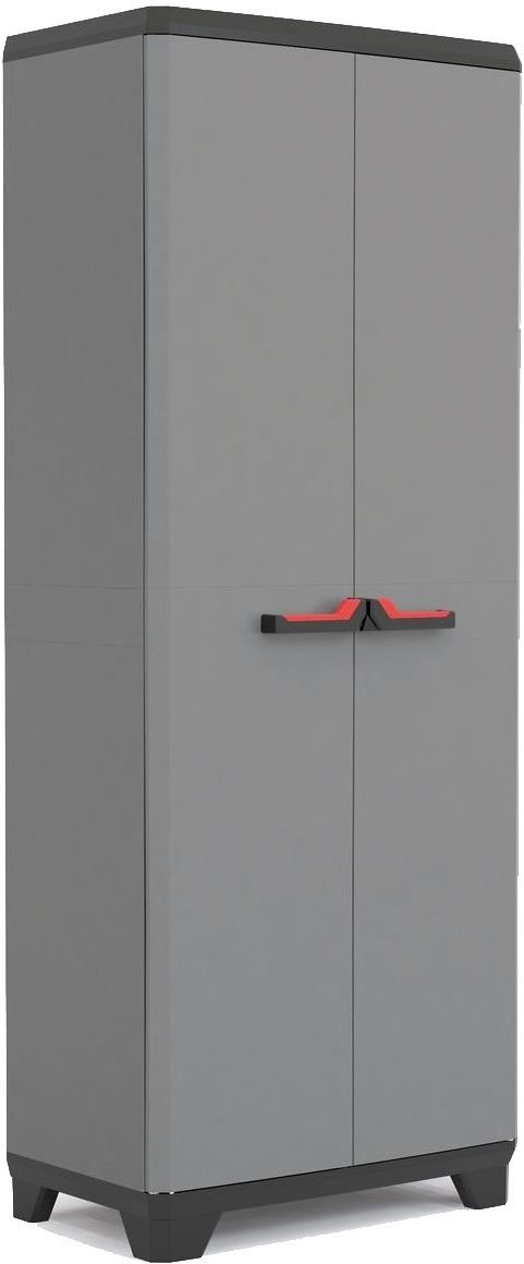 KIS STILO HIGH Cabinet kerti szekrény 173×68×39 cm, szürke