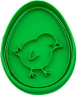 Vykrojto Egg with chick 58 × 72 mm, Easter - Cookie Cutter