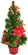 DOMMIO Tree decorated with red pansies 45 cm - Christmas Tree