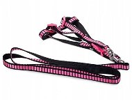 Verk 19129 Nylon with leash 125 × 2,5 cm pink - Harness