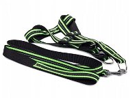 Verk 19127 Nylon with leash 125 × 2,5 cm green - Harness