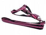 Verk 19127 Nylon with leash 125 × 2,5 cm pink - Harness
