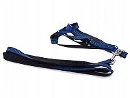 Verk 19126 Nylon with leash 125 × 1,5 cm blue - Harness