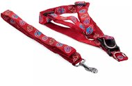 Verk 19125 Nylon with leash 135 × 2,5 cm red - Harness