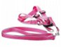 Verk 19121 Nylon with leash 125 × 2,5 cm pink - Harness