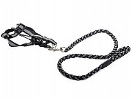 Verk 19116 Nylon with leash 120 × 1,2 cm black - Harness