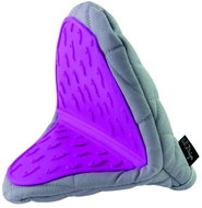 Vialli Design Livio Low potholder with silicone grey-purple - Oven Mitt