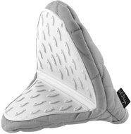 Vialli Design Rukavice kuchyňská nízká se silikonem LIVIO, šedo-bílá_8418 - Chňapka