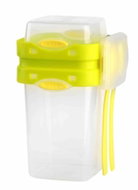 Vialli Design Food box with spoon and fork, yellow_FOODIE 6940 - Lunch Box