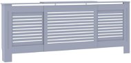 SHUMEE Kryt na radiátor MDF, sivý, 205 cm - Kryt na radiátor