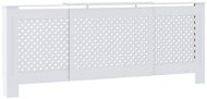 SHUMEE Kryt na radiátor MDF, bílý, 205 cm - Radiator Cover