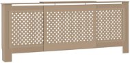 SHUMEE Kryt na radiátor MDF, hnedý, 205 cm - Kryt na radiátor