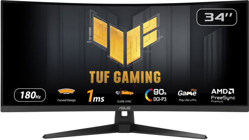 34" ASUS TUF Gaming VG34VQ3B 34" - Monitor - Fő fotó