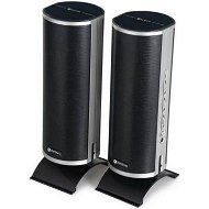 NEOVO speakers SPK-01, stereo reproduktory, černo-stříbrné, 500W PMPO (2x 10W) - Speaker
