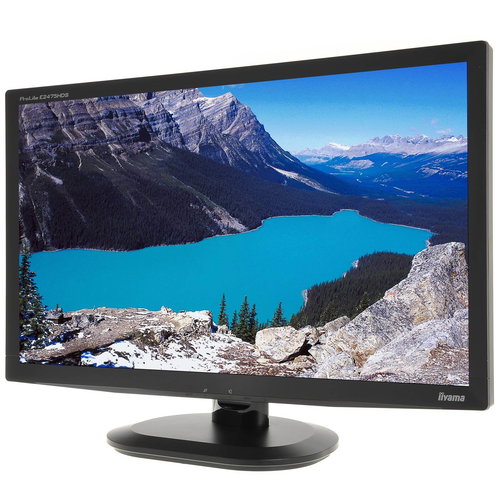 24" iiyama ProLite E2475HDS black - LCD Monitor - Main image