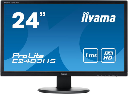 24" iiyama Prolite E2483HS-B3 - LCD Monitor - Main image