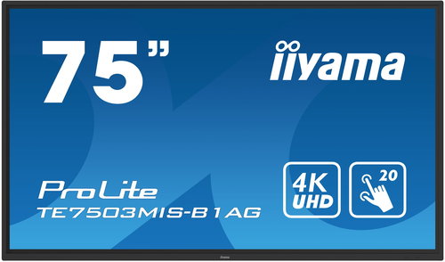75" iiyama TE7503MIS-B1AG - Large-Format Display - Main image
