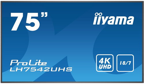 75" iiyama ProLite LH7542UHS-B1 - Large-Format Display - Main image