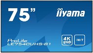 75" iiyama LE7540UHS-B1 - Veľkoformátový displej